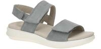 Legero 000311 Damen Sandalette Ella hellblau Keilabsatz Flexibel