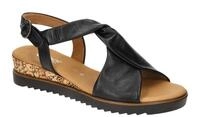 Gabor 82.751.27 schwarz - Riemchen Sandale f?r Damen