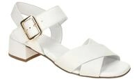H?gl 2623 1200 Damen Sandalette wei? Riemchen Sandalen CAMILA in Echtleder