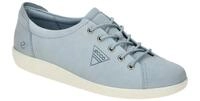 Ecco SOFT 2.0 20650302434 hell-blau - bequeme Halbschuhe f?r Damen