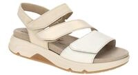 Gabor 66.882.80 Sandaletten beige/wei? silber/braun Keilabsatz 1,5cm_Normalweite