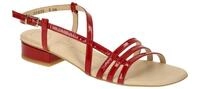 Paul Green 7621-15 rot - Riemchen Sandale f?r Damen