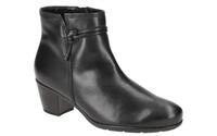 Gabor 75.522.27 schwarz - elegante Stiefelette f?r Damen