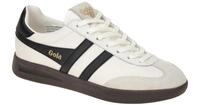Gola CLB743WB Cyclone Leather Damen Sneaker wei?/schwarz/dark gum - herausneh...