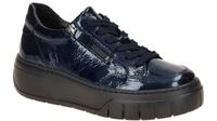 Gabor 73.220.96 Modell Best Fitting, Dunkelblau Echtleder Plateau Sneaker