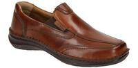 Josef Seibel Herren Slipper 44967 in braun-cognac Echtleder-Komfort Fu?bett