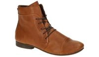 Think GUAD 2 Damen Stiefeletten in Cognac Braun - elegante Ankle Boots