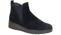 Gabor 72.061.46 Damen Stiefeletten - Chelsea Stil - Dunkelblau - Extra Weit
