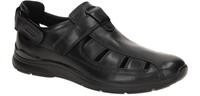 Ecco 51176401001 Herren Sandale Schwarz Fisherman Klettverschluss