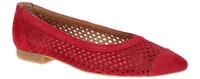 Paul Green 1215-029 rot - Ballerina - Halbschuhe - Slipper f?r Damen