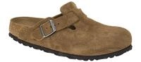 Birkenstock 1030861 Boston BS Damen Clogs Braun Dark Tea Tonal Echtleder Soft...