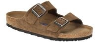 Birkenstock 1030863 BS Arizona Herren Pantolette Braun - dark tea fb Weichbet...