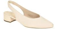 Gabor 81.520.22 Sling Pumps Beige Echtleder Spitz Absatz 3cm