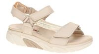 Gabor 86.833.54 ROLLINGSOFT Damen Sandale Beige Orange Keilabsatz