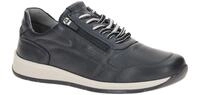 Waldl?ufer 686003 KILIAN Herren Halbschuhe blau notte Echtleder Schn?rung