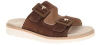 ara 12-28132 11 KENT-SPORT-S Damen Pantoletten mocca - bequeme Echtleder Velo...