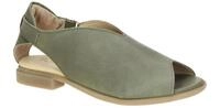 Think 788 Damen Sandale KAMAA - gr?ne Peeptoe Sandalette
