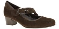 Gabor 3013.01.003 Damen Pumps mocca Braun Klettverschluss Extra Weit
