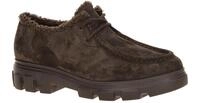 Paul Green Damen Schn?r-Halbschuhe 1246-002 mocca Braun Winter Schuhe mit War...