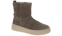Gabor 73.542 Damen Stiefeletten Grau Mohair Lammfell Keilabsatz Bequeme Schuhe