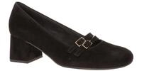Gabor 3022.02.001 Schwarz Velour Spangenpumps 5cm Absatz