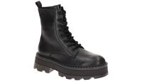 Tamaris 1-25238-47 Damen Stiefeletten Schwarz Comfort-Lining Chunky Boots