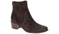 Paul Green Damen Stiefeletten 9025-160 Mocca Braun, Echtleder, Blockabsatz 4cm