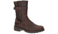 ECCO 231383 Marron Biker Boot Damen Stiefeletten - bequeme, dunkelbraune Fett...