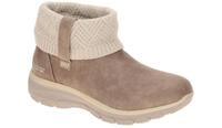 Skechers 168193 TPE Damen Stiefeletten taupe-braun bequeme HANDS FREE Schlupf...