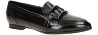 Gabor 3019.02.004 Damen Slipper Schwarz Lackleder bequem & elegant