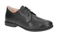 Think 20 Damen Schn?r-Halbschuhe AGRAT Schwarz Echtleder Wechselfu?bett