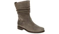 Gabor Damenstiefel 8040.02.001 in Grau-Mohair - elegante Stiefel mit Blockabsatz