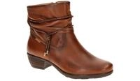 Pikolinos W7P-8500 cuero UTIEL Ankle Boots Braun Glattleder Absatz 3cm