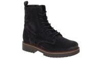 Gabor Damen Stiefeletten 8025.04 in Dark Blue - Echtleder Velour - Blockabsatz