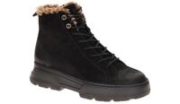 Paul Green Damen Stiefeletten 5497-030 Black Nubuk Warmfutter Blockabsatz