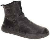 Think 001369 Damen Stiefeletten Schwarz - bequeme, pflanzlich gegerbte Echtle...