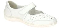 Waldl?ufer 496325 HENNI Damenschuhe wei? Echtleder Klettverschluss