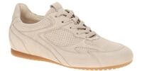 Gabor 86.565 - Damen Halbschuhe Sneaker grau oak, Echtleder, Extra Weit, OptiFit