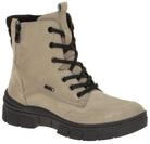 CAPRICE Damen Stiefeletten 26205 in Grau-Taupe, Wasserdichtes Echtleder - War...