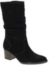 Gabor Damenstiefel 8041.02.003 Schwarz - elegante Mid Rise Stiefel, Blockabsatz