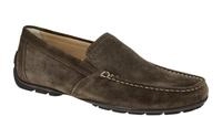 Geox Respira Moner Schuhe in dunkelbraun Slippers Kollektion