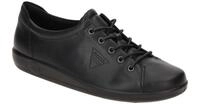 Ecco SOFT 2.0 20650356723 schwarz - bequeme Halbschuhe f?r Damen