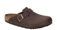 Birkenstock 860131 Boston_BS Unisex Pantoletten Habana Braun Fettleder flexibel