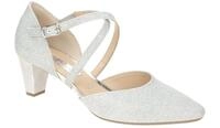 Gabor 01.363.61 silber - Riemchen Pumps f?r Damen