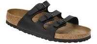 Birkenstock 53011 BS Florida Damen Pantoletten Schwarz Anatomisch geformtes K...
