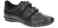 Geox Respira Symbol D Halbschuhe in schwarz Klettverschluss