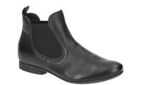 Think Damen Stiefeletten GUAD 3-000414-0000 Schwarz Echtleder elegante Chelse...