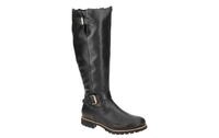 Panama Jack Amberes Igloo Trav B1 Damen Winterstiefel Schwarz Lammfell Knieho...