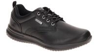 Skechers 65693 BBK Herren Slipper Schwarz Waterproof Memory Foam