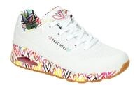 Skechers 155506 WHT Damenschuhe Sportliche Halbschuhe Wei? Skech Air Memory Foam